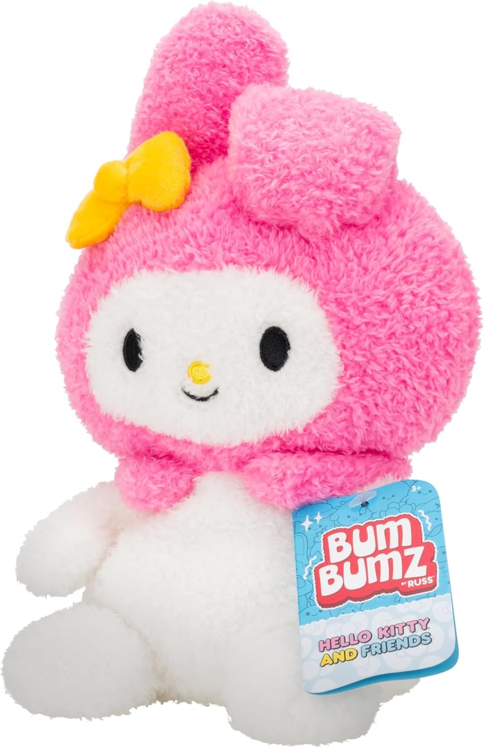 image:imageBumBumz 75inch Hello Kitty and Friends Bumz Classic My Melody Plush Collectible Sanrio Toy from the Makers of Original Squishmallows Ages 3My Melody