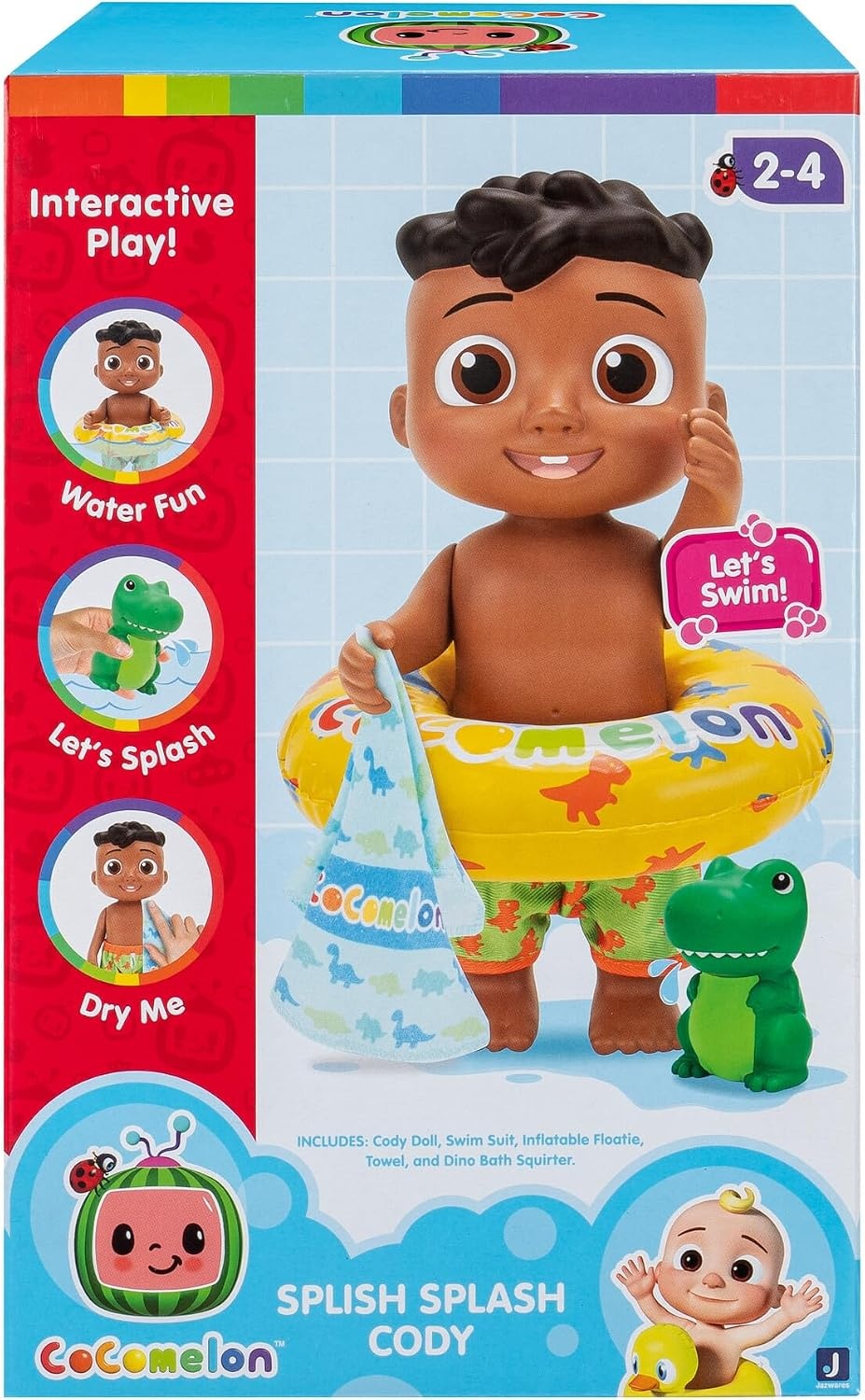 image:imageCoComelon Musical Deck The Halls JJ Includes JJ Roto Doll with Santa Hat Festive Doll with Activated Sounds Toys for PreschoolersCody Doll