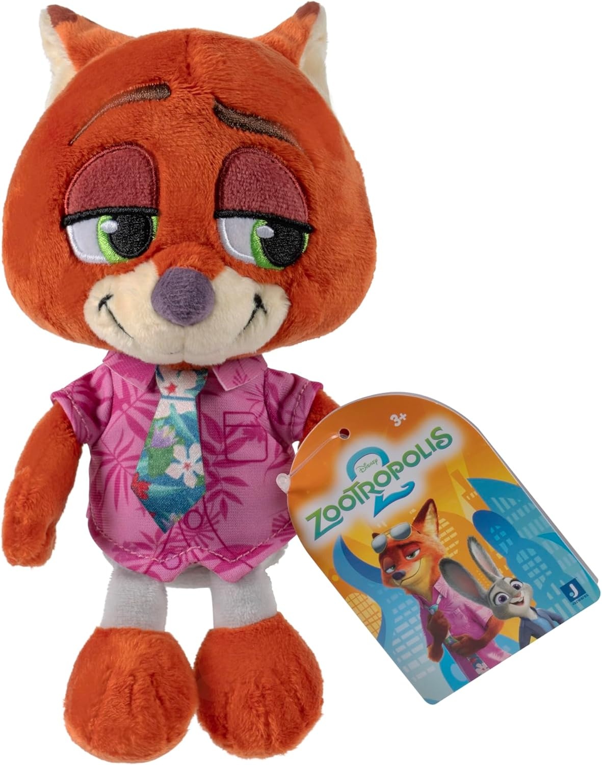 image:imageDisneys Zootopia 2 8 Plush Nick Wilde Stuffed Animal Movie Toys for Kids and Collectors Suitable for Ages 3Nick Wilde