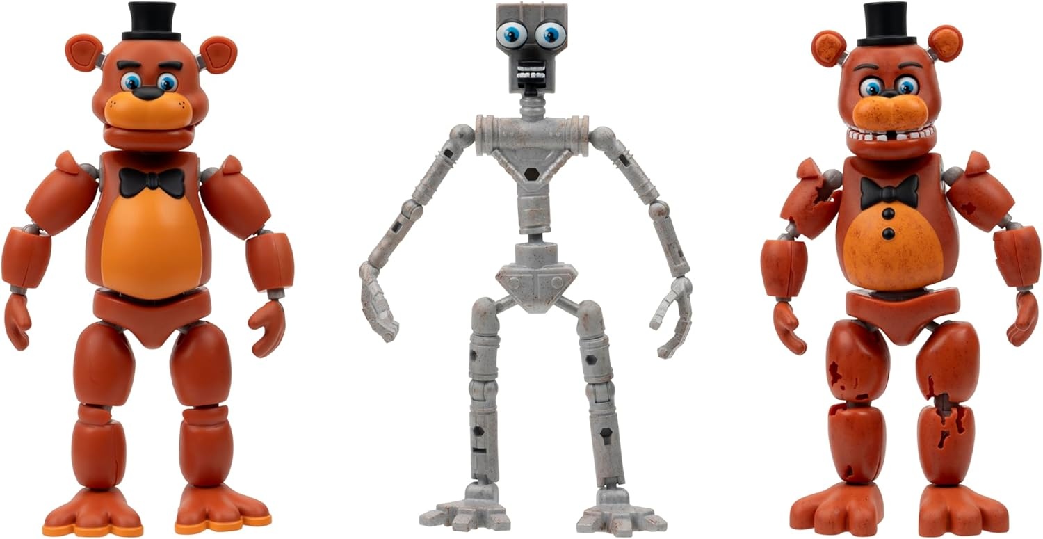 image:imageFive Nights at Freddys 6Inch EndoSeries Collector Figure Endo1 with Classic Freddy amp Withered Freddy Pieces Articulated Figure with Classic and Withered Freddy Parts