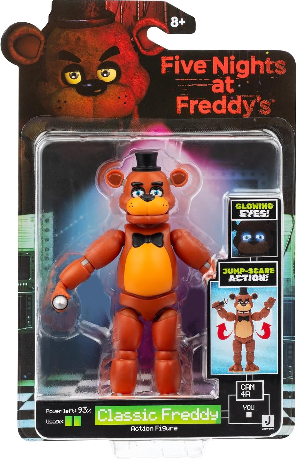 image:imageFive Nights at Freddys Classic Bonnie 5Inch Articulated Figure with Jumpscare Feature and GlowinTheDark EyesFreddy