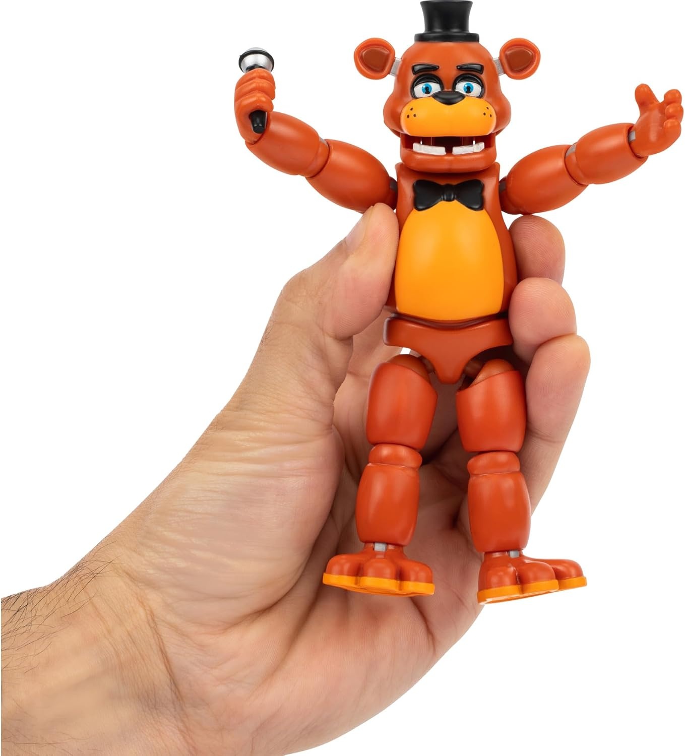 image:imageFive Nights at Freddys Classic Bonnie 5Inch Articulated Figure with Jumpscare Feature and GlowinTheDark EyesFreddy