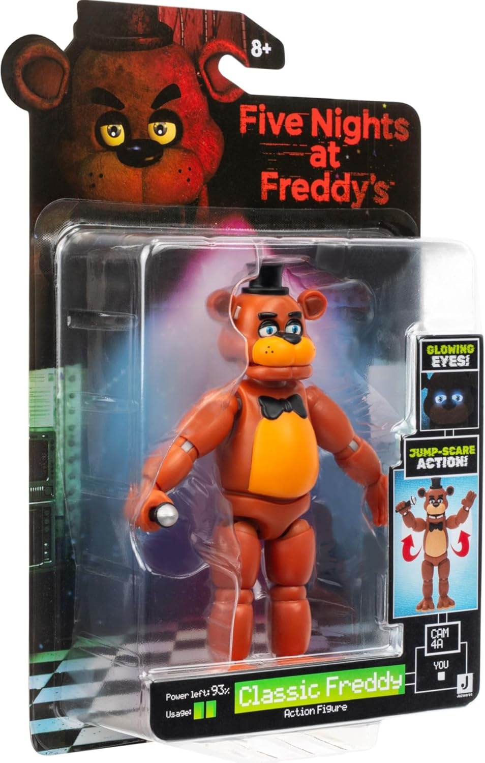 image:imageFive Nights at Freddys Classic Bonnie 5Inch Articulated Figure with Jumpscare Feature and GlowinTheDark EyesFreddy