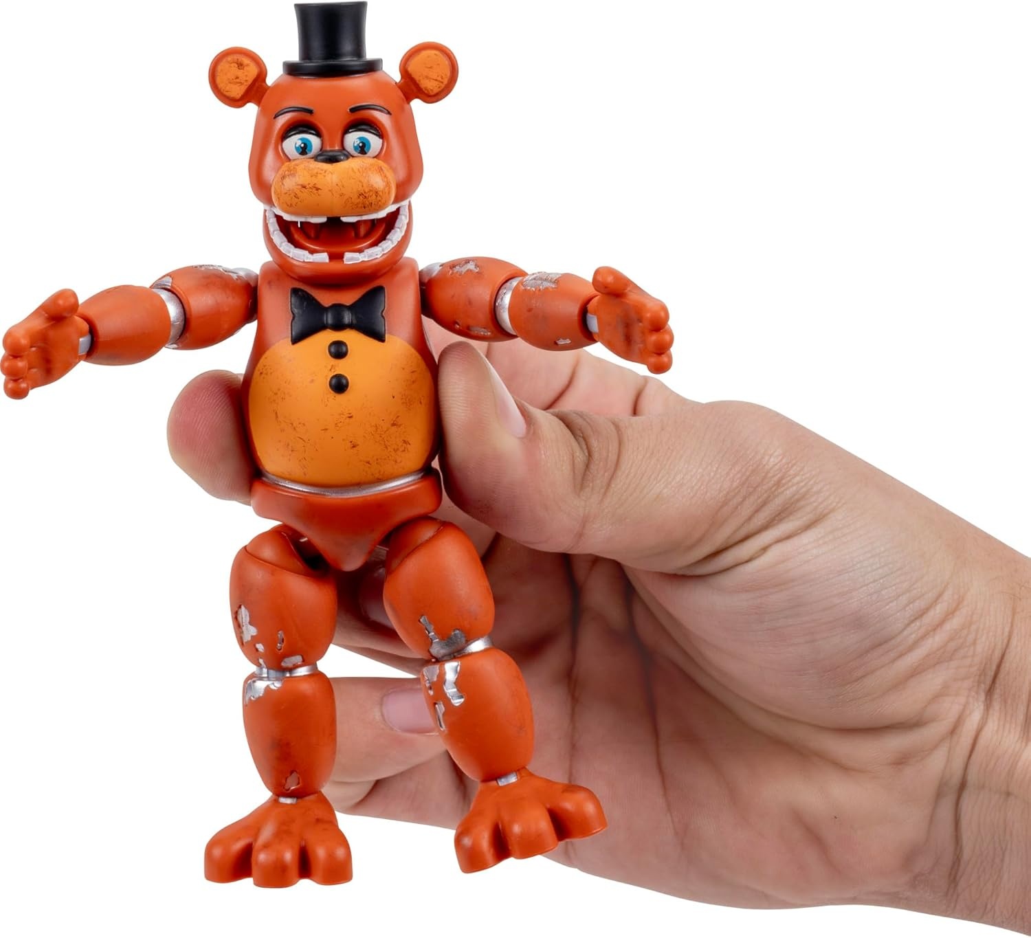 image:imageFive Nights at Freddys Classic Bonnie 5Inch Articulated Figure with Jumpscare Feature and GlowinTheDark EyesWithered Freddy