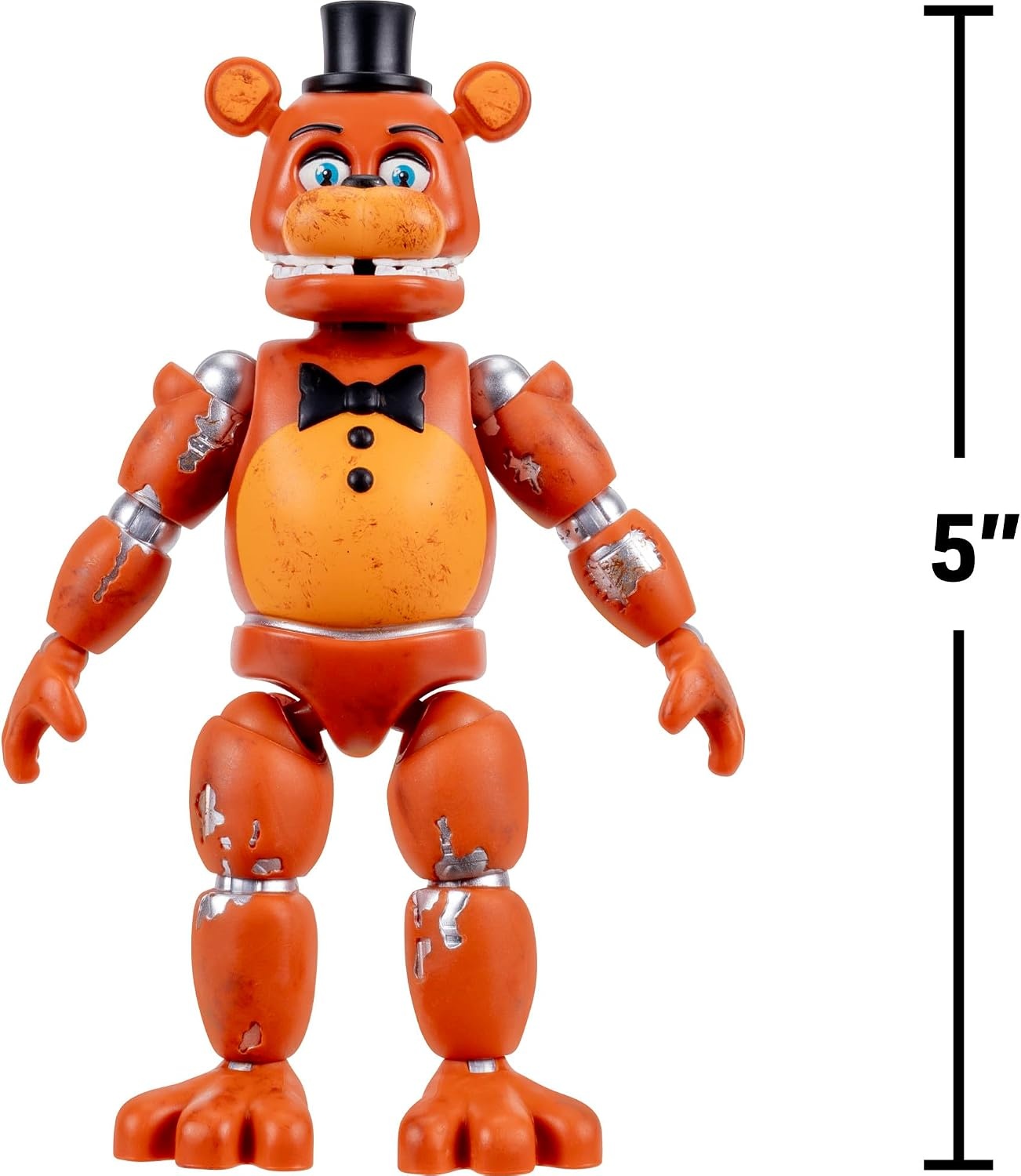 image:imageFive Nights at Freddys Classic Bonnie 5Inch Articulated Figure with Jumpscare Feature and GlowinTheDark EyesWithered Freddy