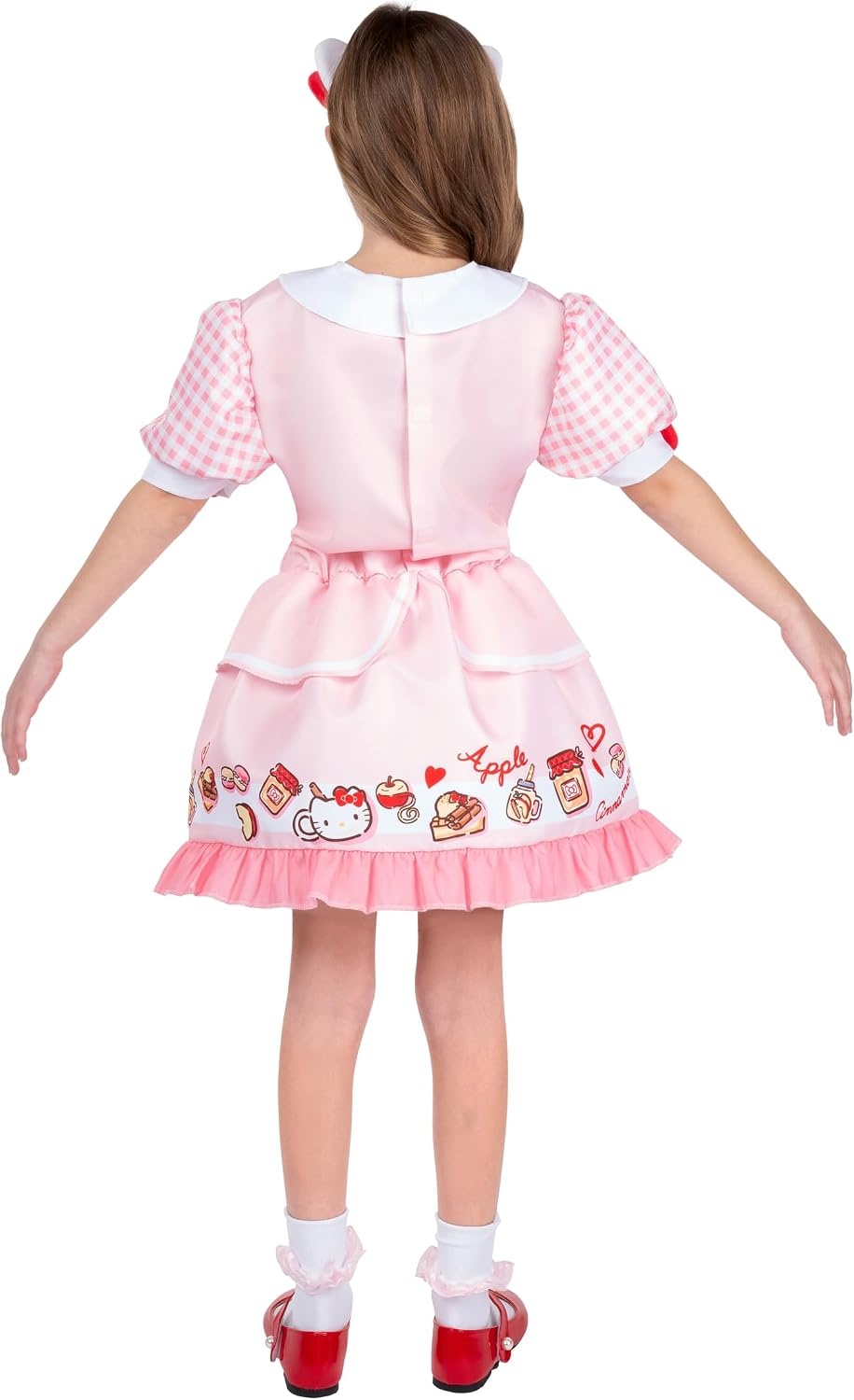 image:imageHello Kitty Official Youth Halloween Dress Premium Quality Printed Dress with HeadbandM 810