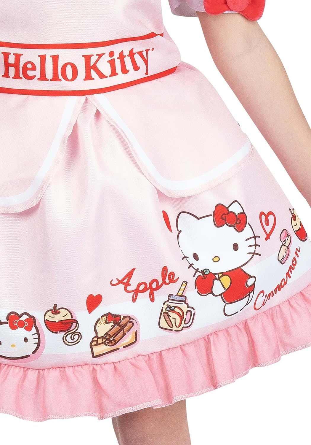 image:imageHello Kitty Official Youth Halloween Dress Premium Quality Printed Dress with HeadbandS 57
