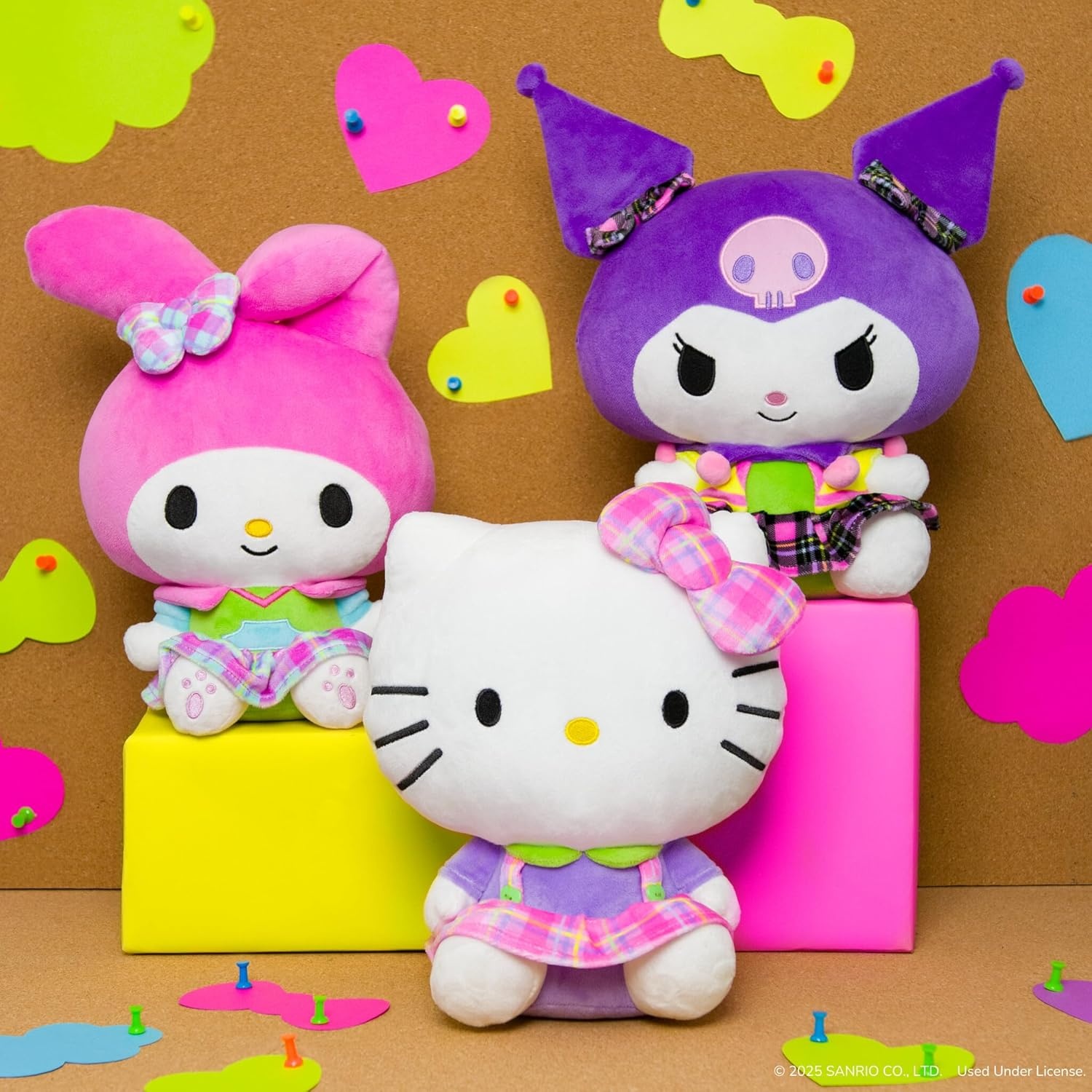 image:imageHello Kitty and Friends 12Inch Hello Kitty Neon Plush Officially Licensed Sanrio Product from Jazwares Ages 6My Melody