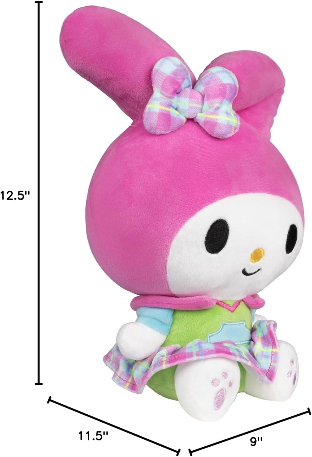 image:imageHello Kitty and Friends 12Inch Hello Kitty Neon Plush Officially Licensed Sanrio Product from Jazwares Ages 6My Melody