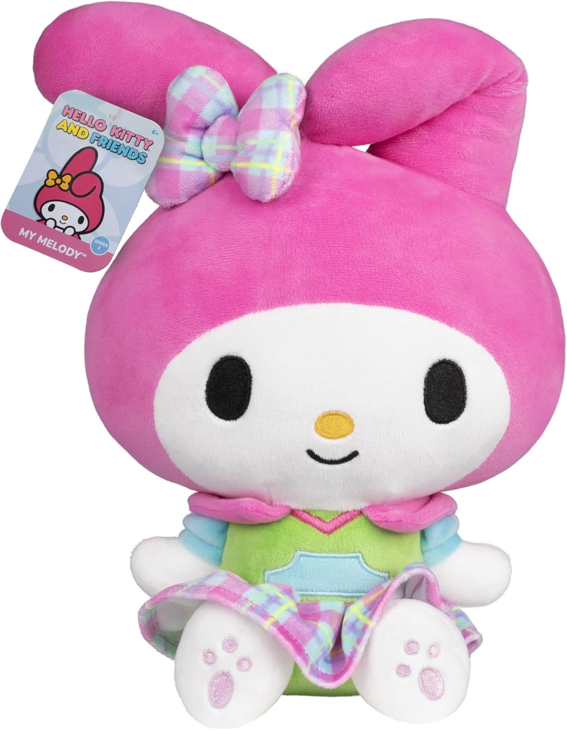 image:imageHello Kitty and Friends 12Inch Hello Kitty Neon Plush Officially Licensed Sanrio Product from Jazwares Ages 6My Melody
