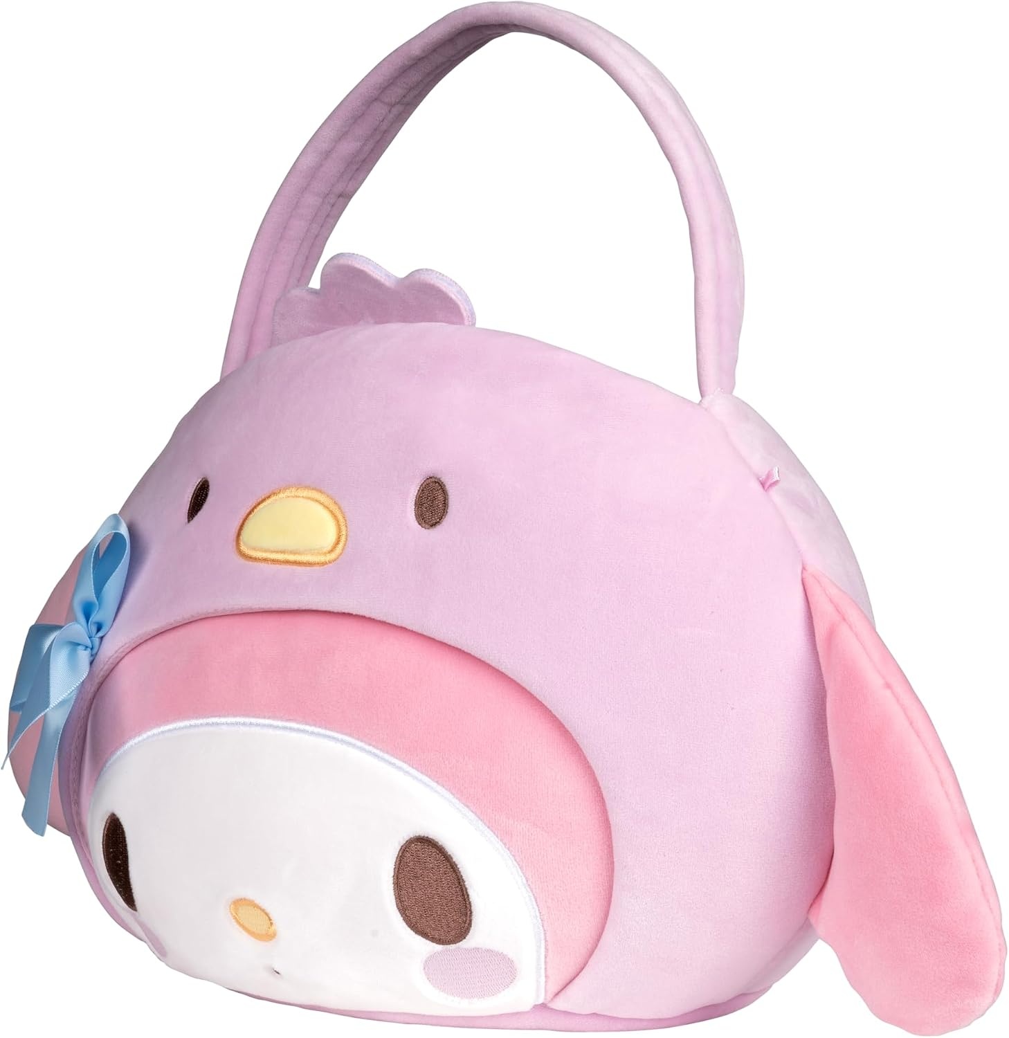 image:imageHello Kitty and Friends Official Kuromi Heart Pail Accessory 12Inch Embroidered Treat Pail with Character Design and Carry HandleMy Melody