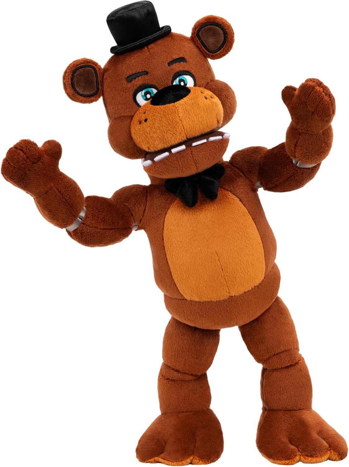 image:imageJazwares Five Nights at Freddys 14 Poseable Sound Classic Freddy Plush 4 Sounds and GlowinTheDark Eyes Ages 8