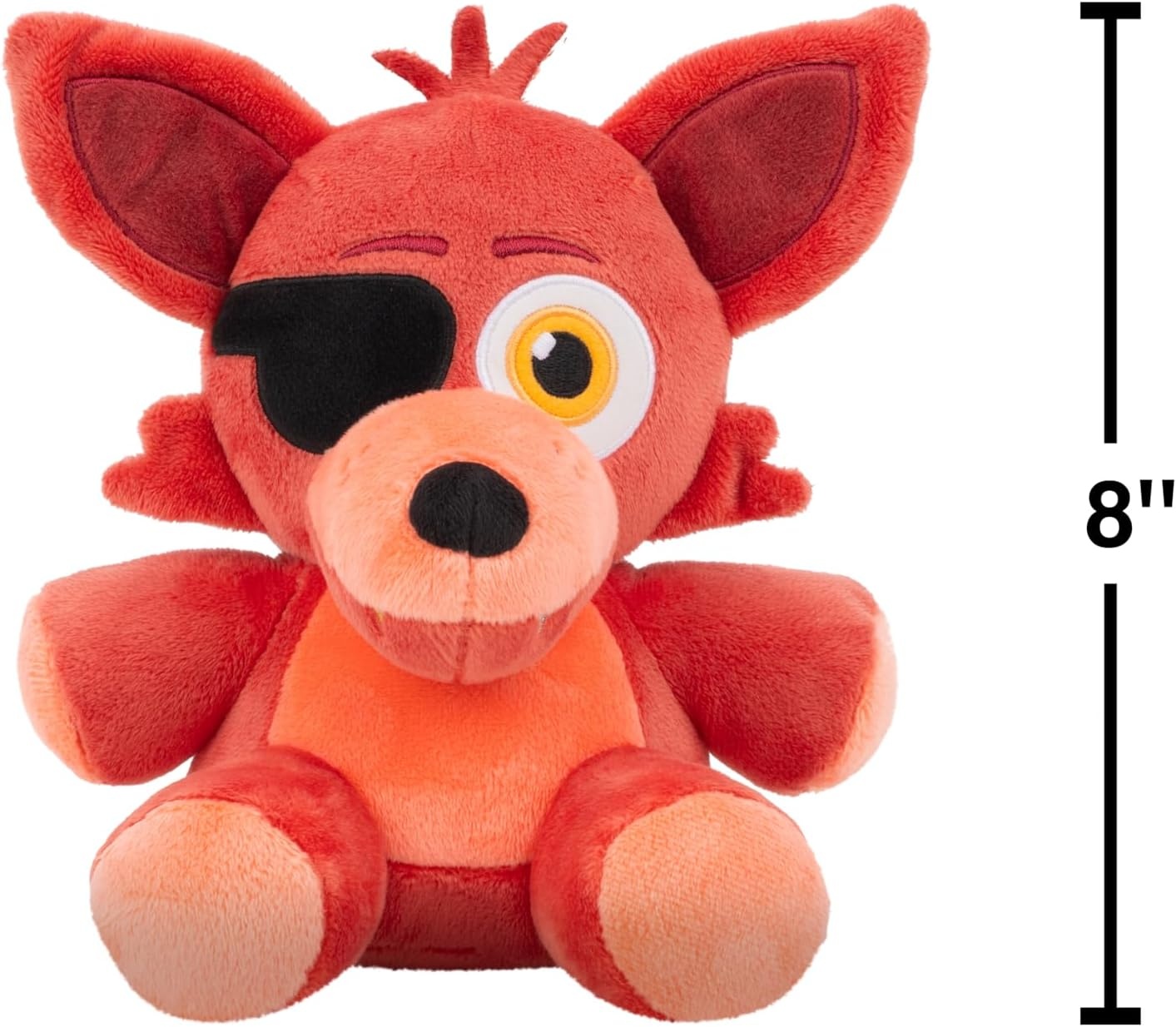image:imageJazwares Five Nights at Freddys Classic Foxy Plush 8Inch Stuffie with Soft Material and GlowinTheDark EyesFoxy