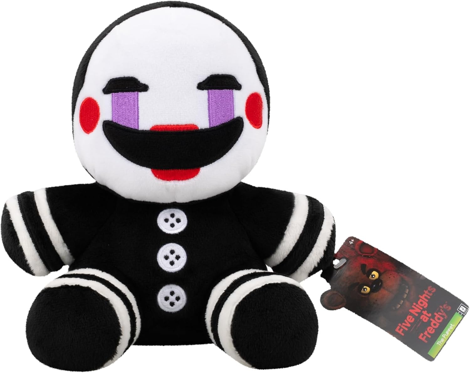 image:imageJazwares Five Nights at Freddys Classic Foxy Plush 8Inch Stuffie with Soft Material and GlowinTheDark EyesPuppet