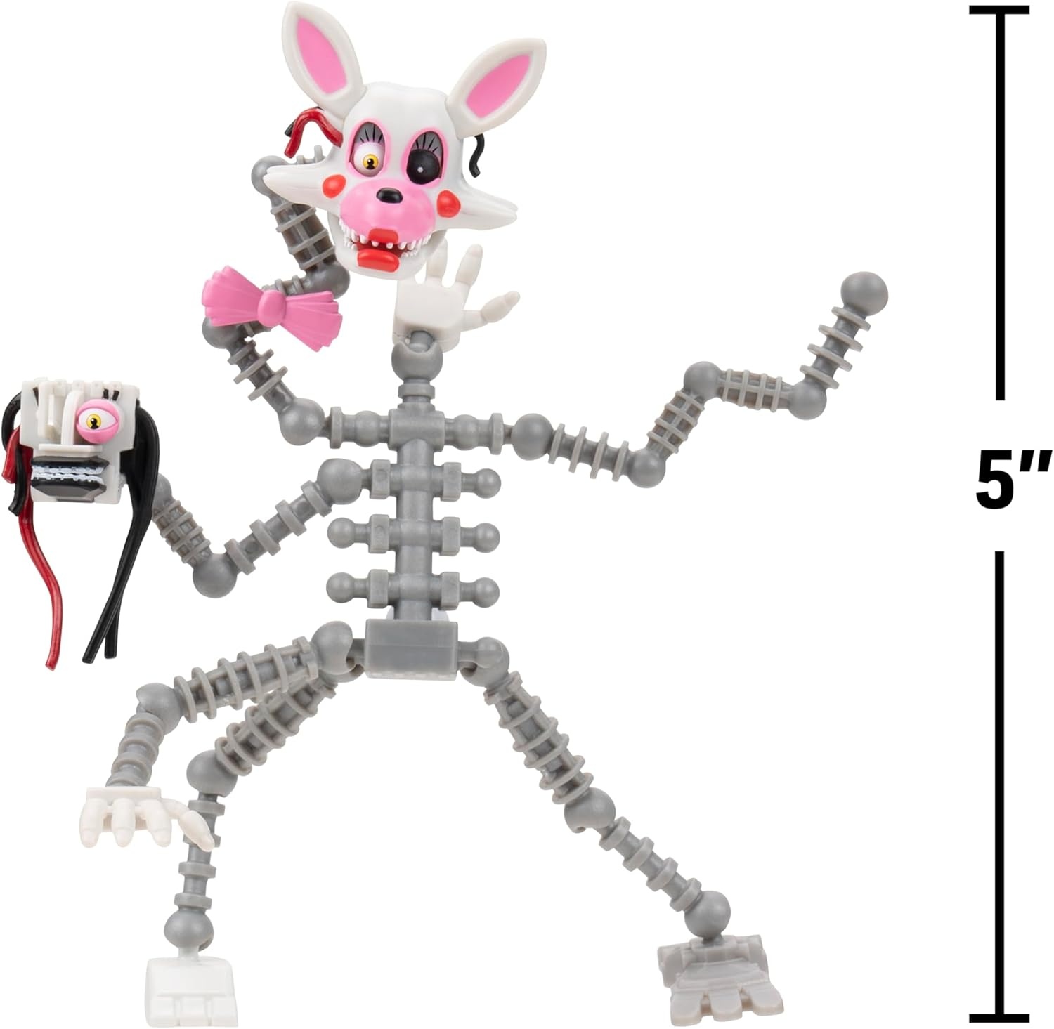 image:imageJazwares Five Nights at Freddys Mangle 5Inch Articulated Figure with Jumpscare Feature and GlowinTheDark EyesMangle