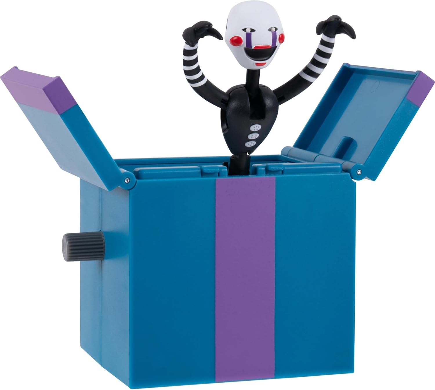 image:imageJazwares Five Nights at Freddys Puppet Office Set 5Inch Articulated Figure with Jumpscare Feature GlowinTheDark Eyes and Optical DioramaAction FiguresCollectiblesBoys Toys