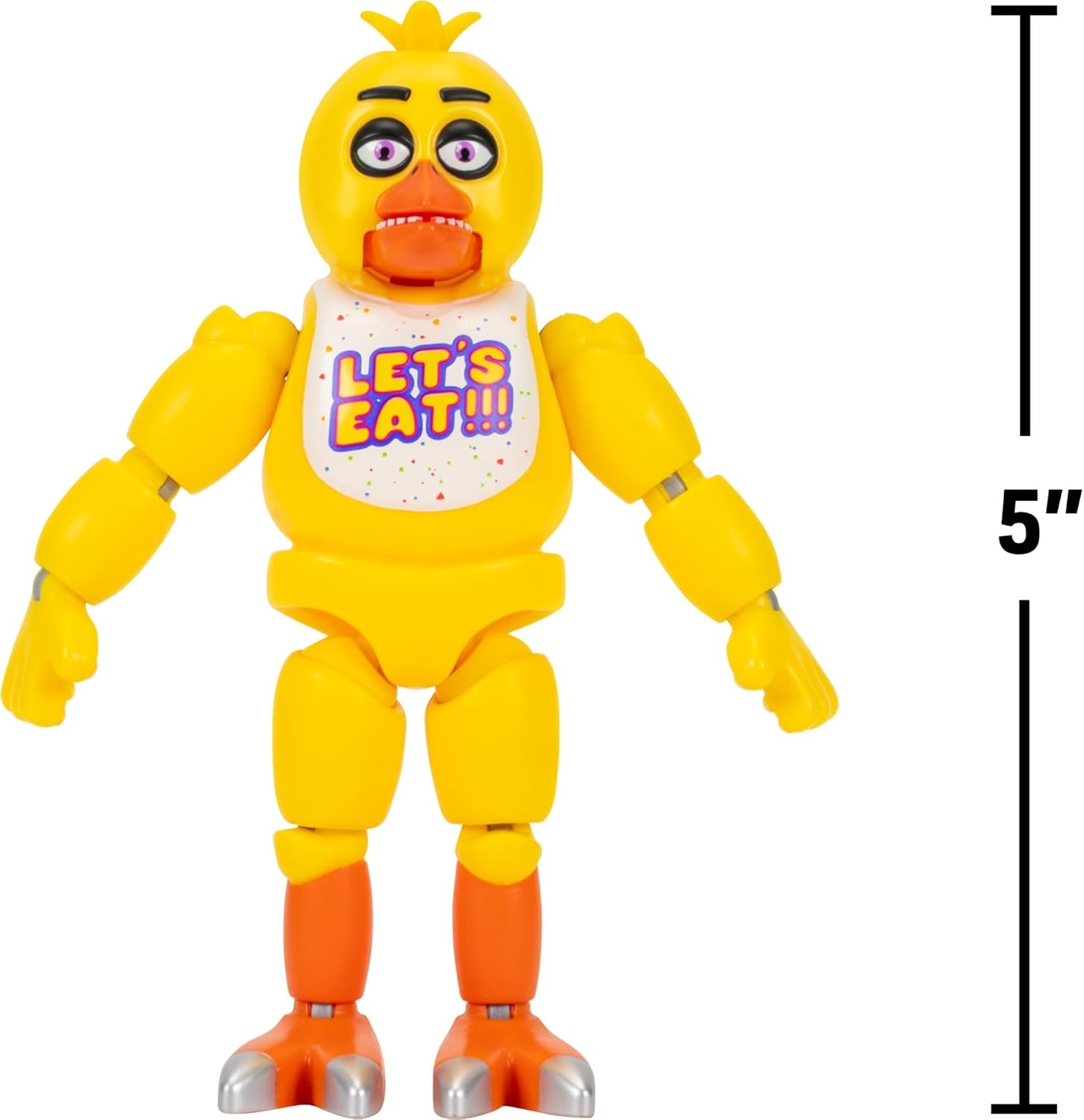 image:imageJazwares Five Nights at Freddys Puppet Office Set 5Inch Articulated Figure with Jumpscare Feature GlowinTheDark Eyes and Optical DioramaClassic Chica