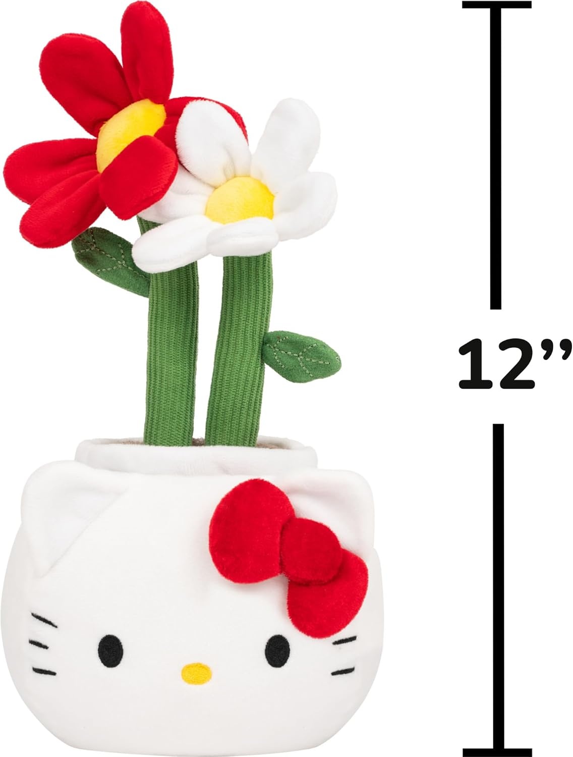 image:imageJazwares Greenhouse by Russ 12Inch Hello Kitty Daisy Plush Ultrasoft Official Sanrio Plush Ages 3Hello Kitty Daisy