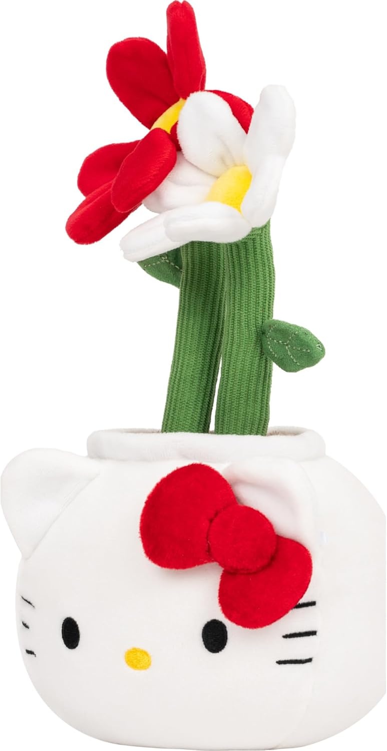 image:imageJazwares Greenhouse by Russ 12Inch Hello Kitty Daisy Plush Ultrasoft Official Sanrio Plush Ages 3Hello Kitty Daisy