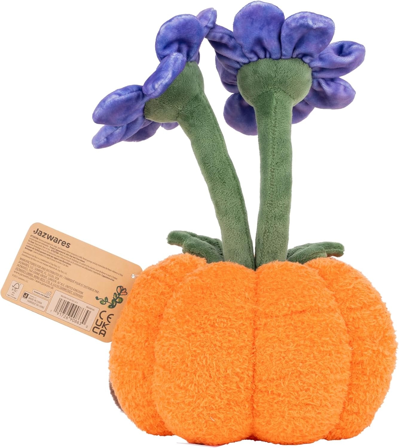 image:imageJazwares Greenhouse by Russ 12Inch Hello Kitty Daisy Plush Ultrasoft Official Sanrio Plush Ages 3Pumpkin Flower