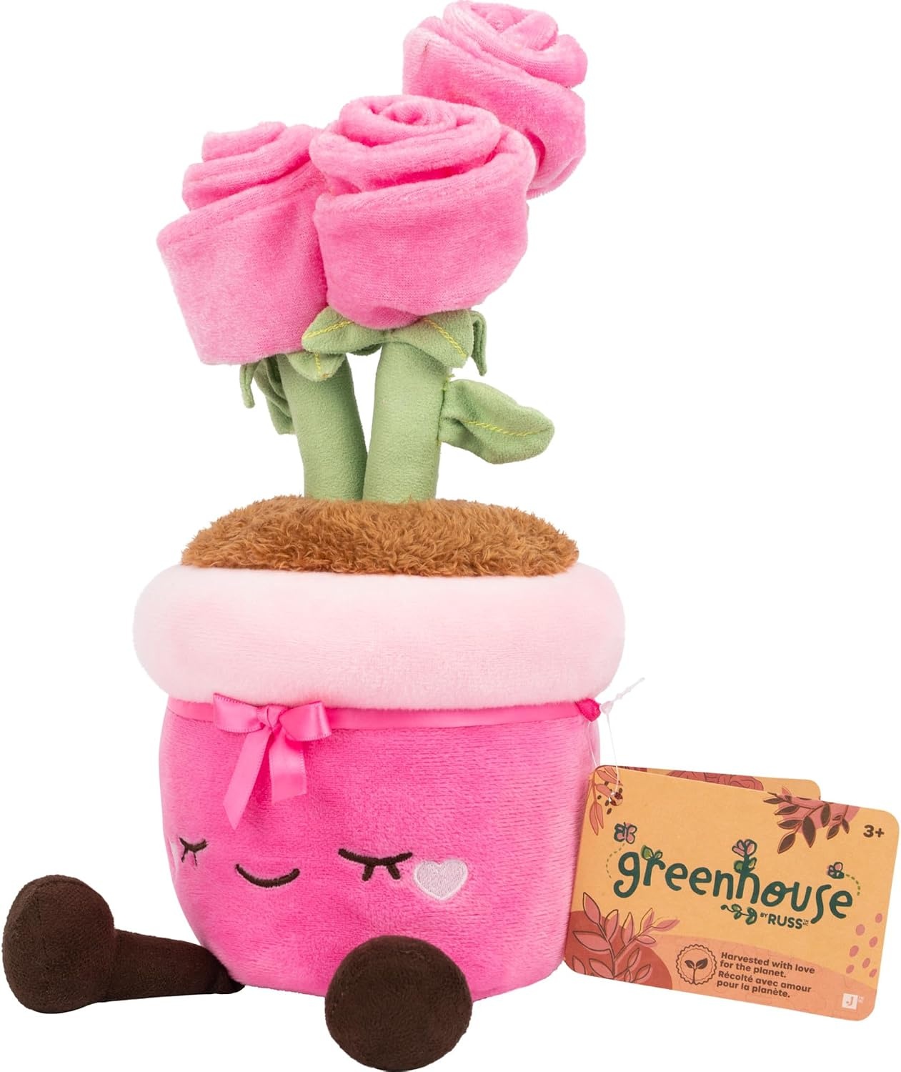 image:imageJazwares Greenhouse by Russ 12Inch Hello Kitty Daisy Plush Ultrasoft Official Sanrio Plush Ages 3Valentine Roses