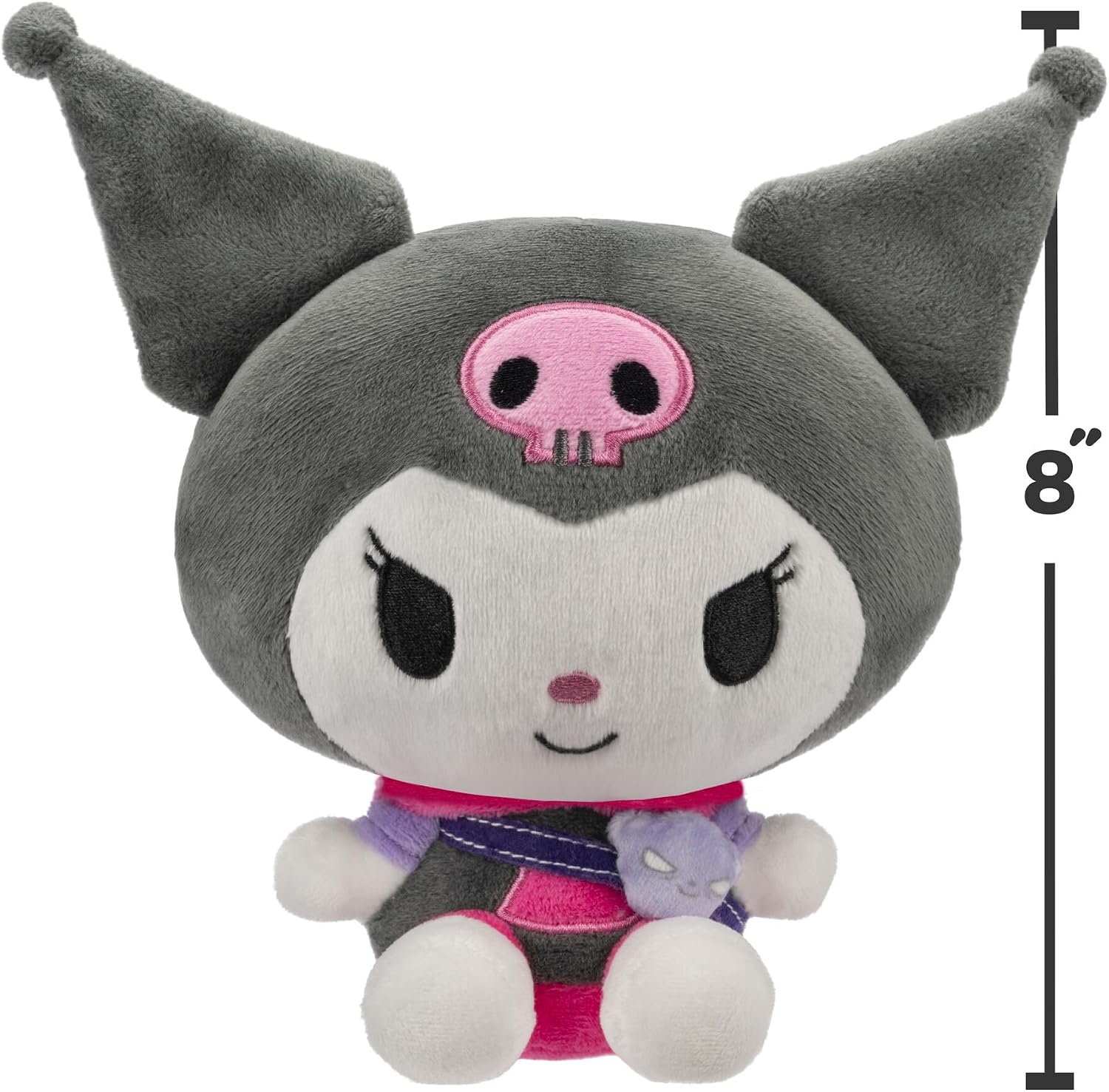 image:imageJazwares Hello Kitty Series 1 Plush Hoodie Fashion and Bestie Accessory Officially Licensed Sanrio Hello Kitty and Friends Product fromGrey Kuromi