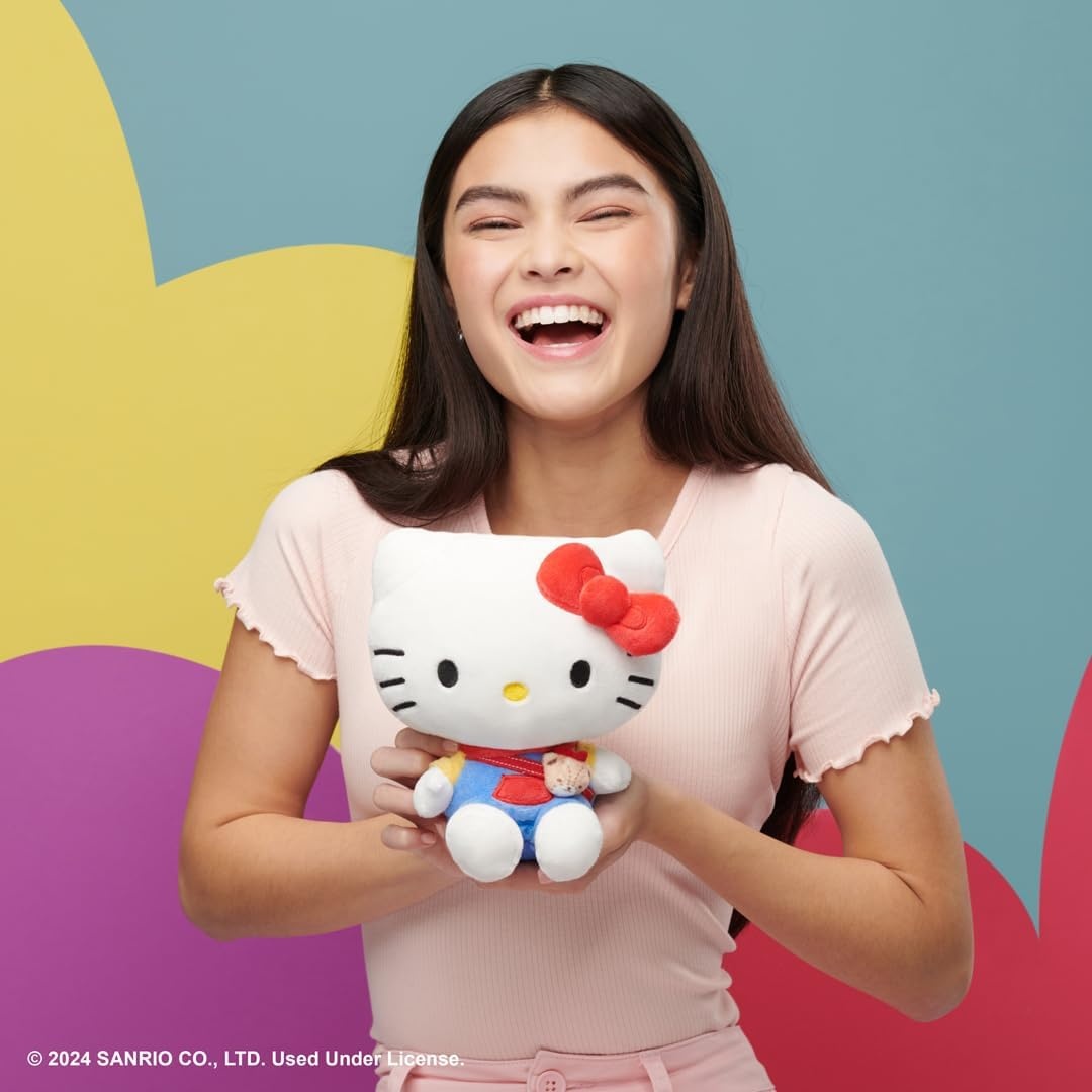 image:imageJazwares Hello Kitty Series 1 Plush Hoodie Fashion and Bestie Accessory Officially Licensed Sanrio Hello Kitty and Friends Product fromRed Bow Hello Kitty