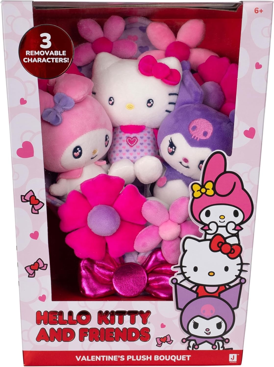 image:imageJazwares Hello Kitty and Friends 12inch Plush Bouquet 9 Plush Officially Licensed Sanrio Product Ages 6