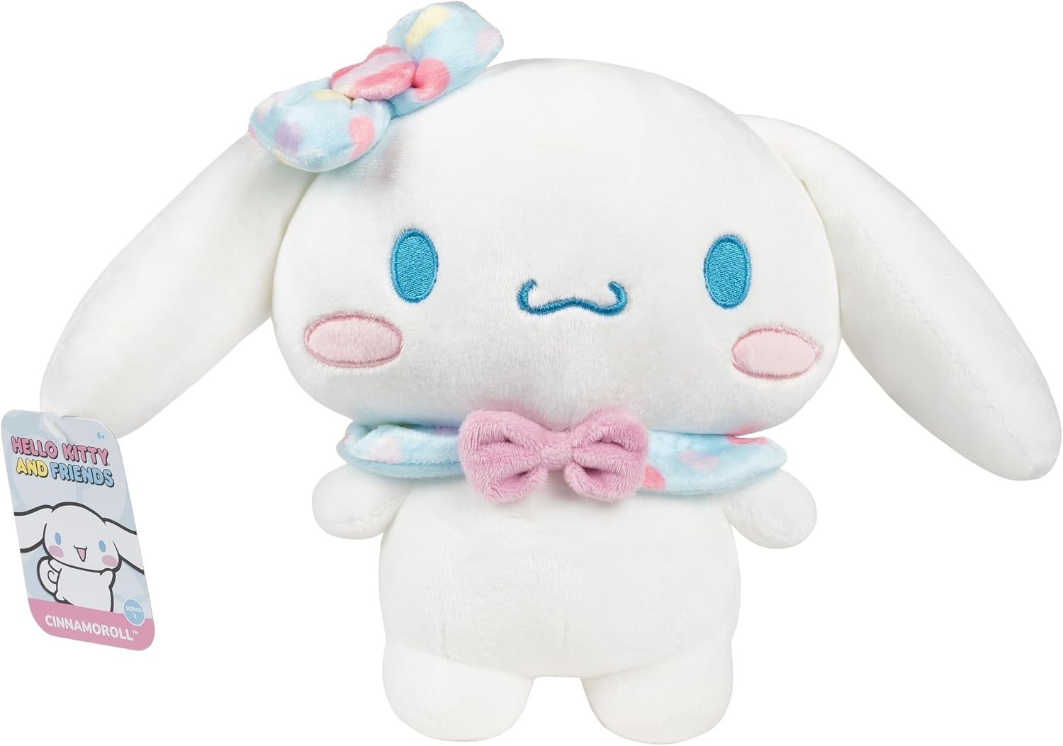 image:imageJazwares Hello Kitty and Friends 8Inch Cinnamoroll Candy Wonderland Plush Officially Licensed Sanrio Product from Ages 6Cinnamoroll