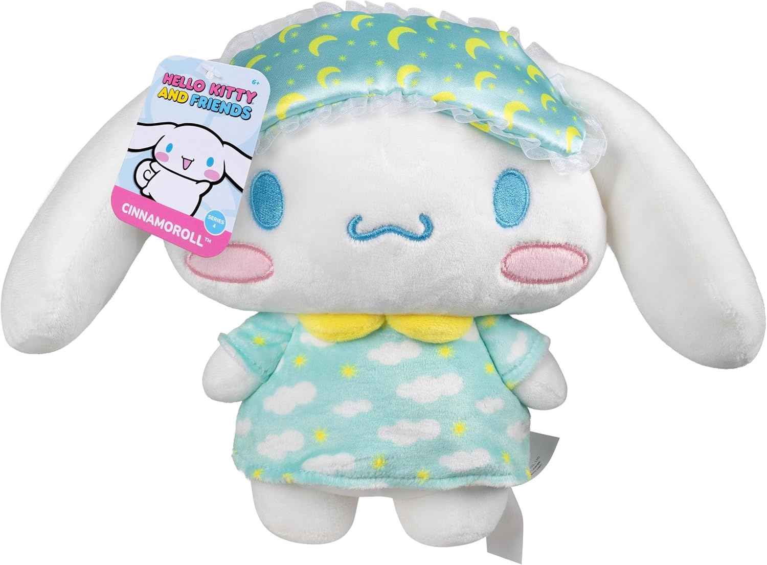image:imageJazwares Hello Kitty and Friends 8Inch Pompompurin Pajama Party Plush Officially Licensed Sanrio Product from Ages 6Cinnamoroll