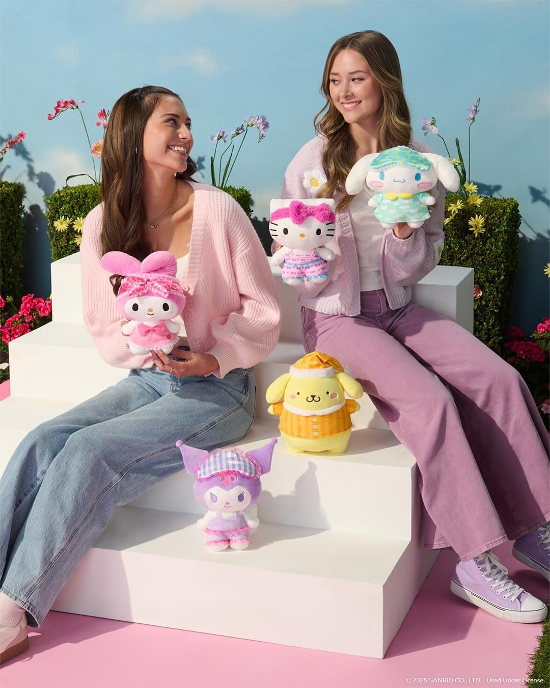 image:imageJazwares Hello Kitty and Friends 8Inch Pompompurin Pajama Party Plush Officially Licensed Sanrio Product from Ages 6Cinnamoroll
