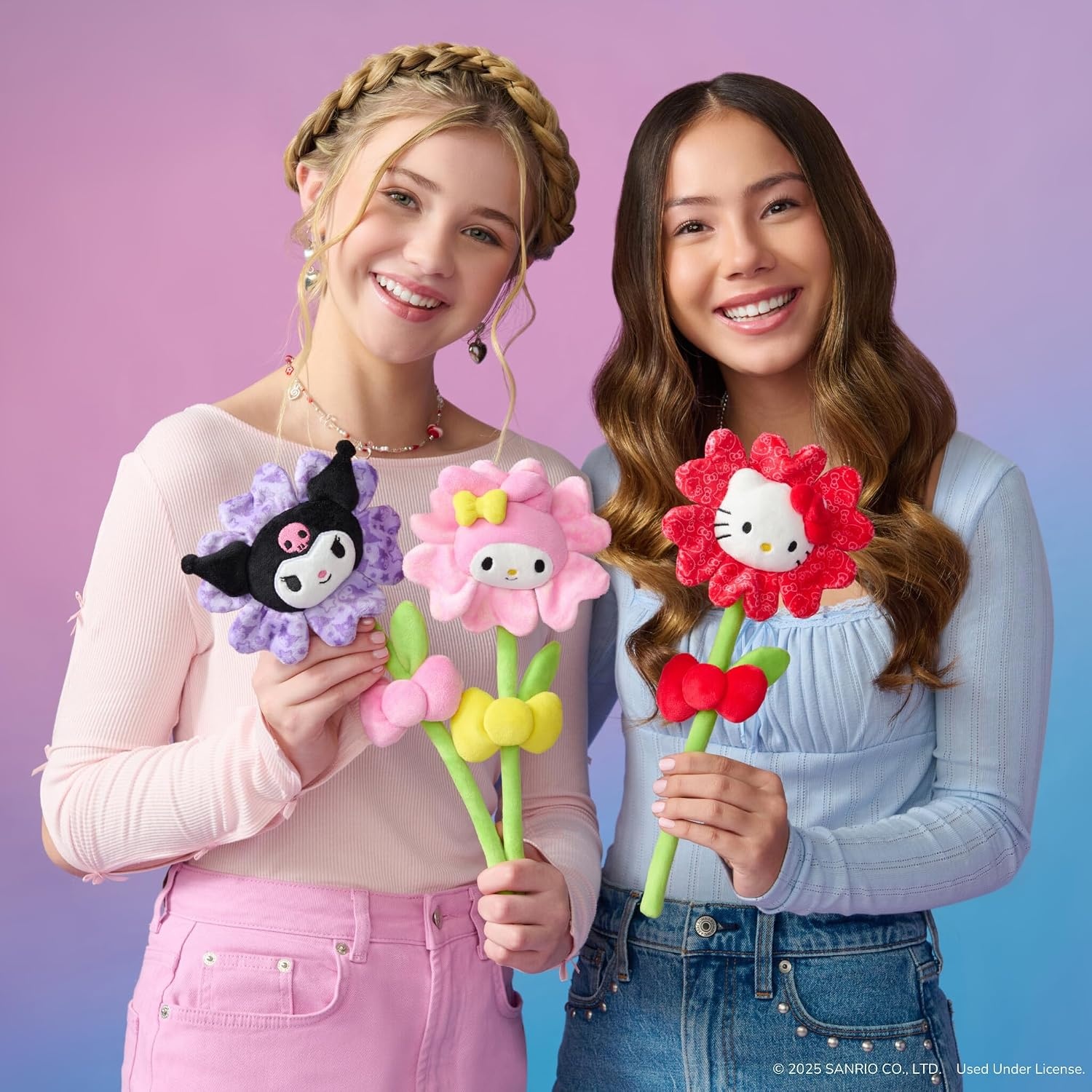 image:imageJazwares Hello Kitty and Friends 14inch Hello Kitty Red Plush Special Occasion Flower with Bendable Stem Giftable Packaging Officially Licensed Ages 6Hello Kitty