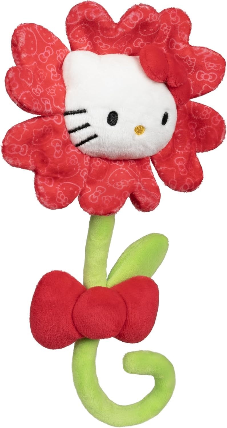 image:imageJazwares Hello Kitty and Friends 14inch Hello Kitty Red Plush Special Occasion Flower with Bendable Stem Giftable Packaging Officially Licensed Ages 6Hello Kitty