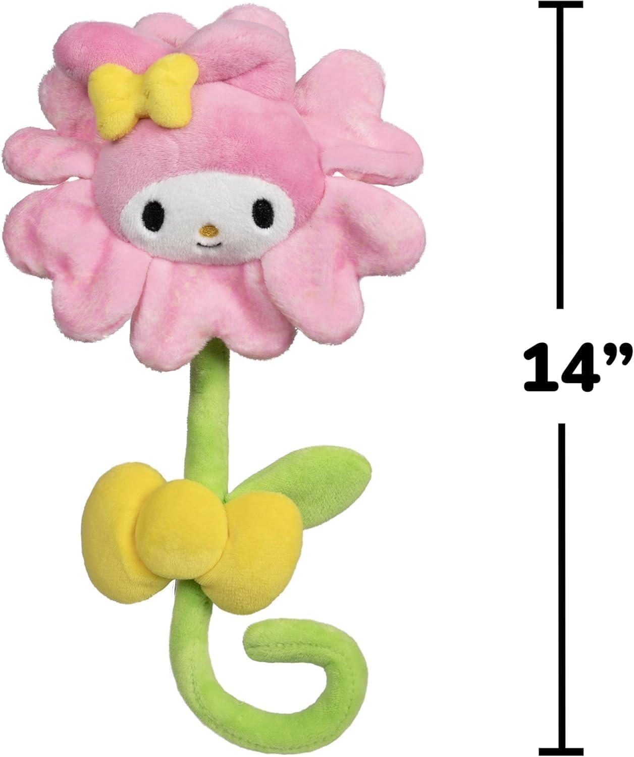 image:imageJazwares Hello Kitty and Friends 14inch Hello Kitty Red Plush Special Occasion Flower with Bendable Stem Giftable Packaging Officially Licensed Ages 6My Melody