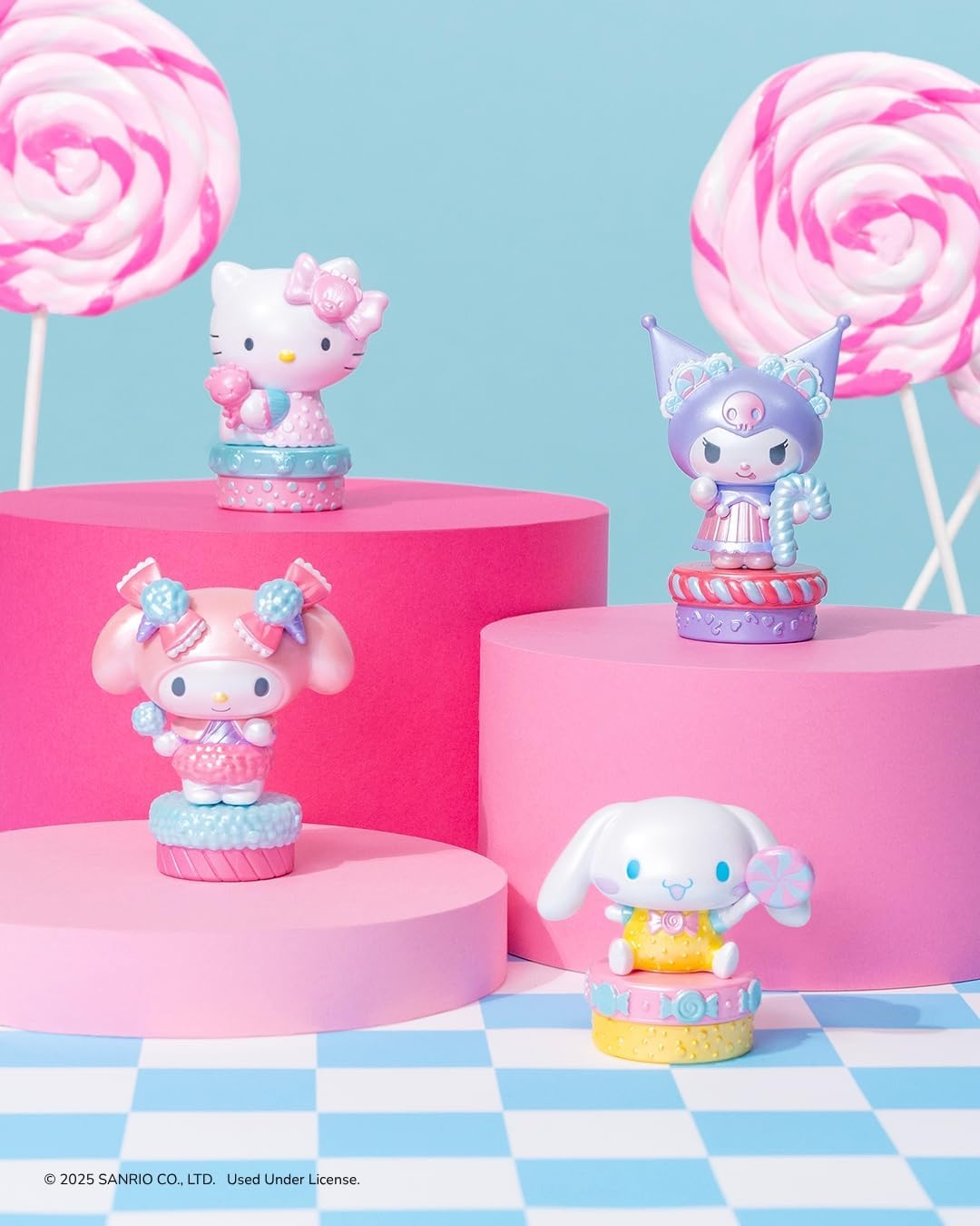 image:imageJazwares Hello Kitty and Friends 2Inch Candy Wonderland Mini Figure 4Pack Officially Licensed Sanrio Product from Ages 6