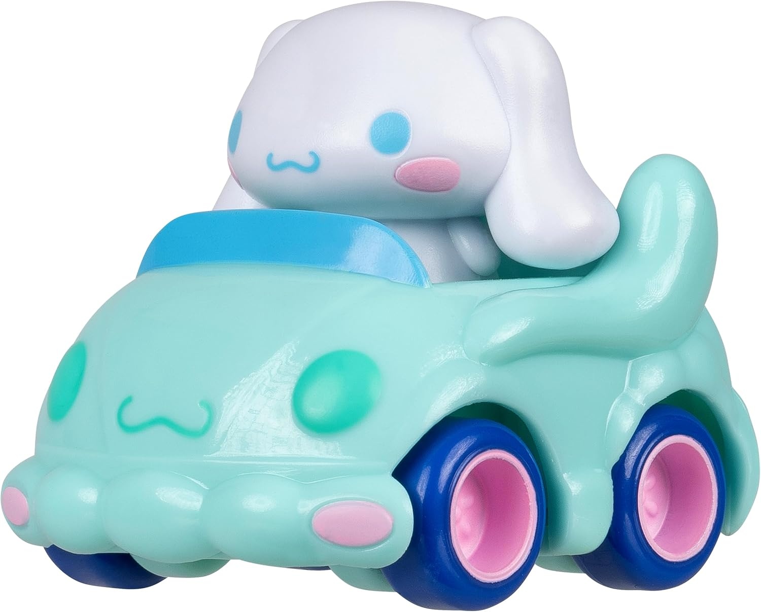 image:imageJazwares Hello Kitty and Friends 2inch Vehicle 3Pack Features Hello Kitty Kuromi and Cinnamoroll Toys for Kids and Collectors Ages 6 and Up
