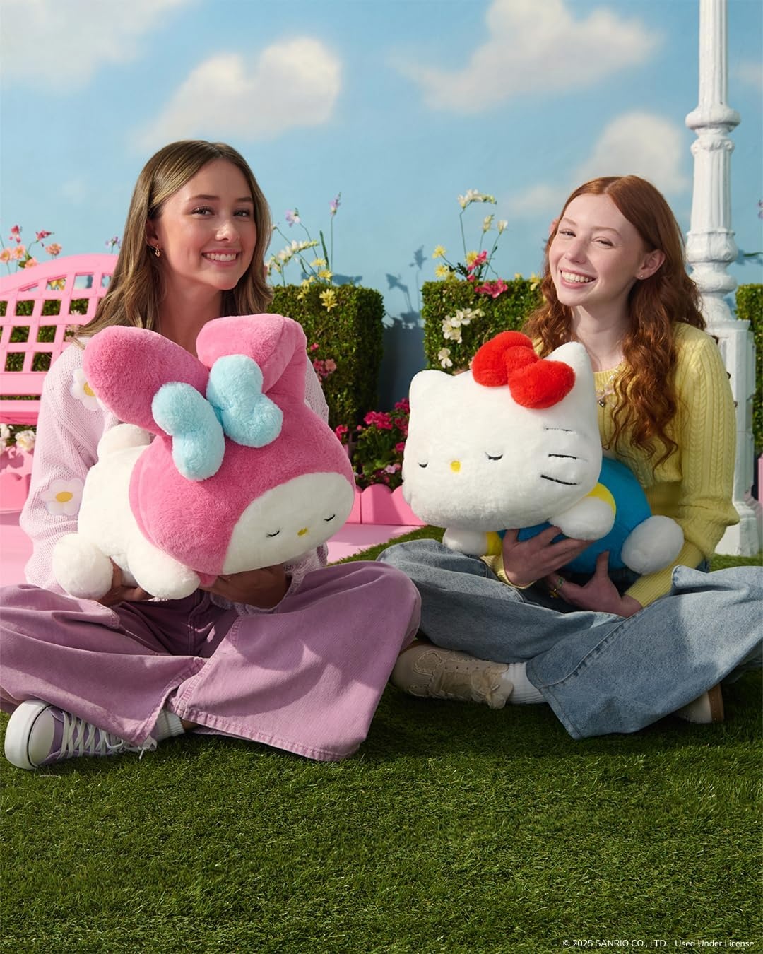 image:imageJazwares Hello Kitty and Friends Cinnamoroll 18inch Sleeping Plush with Bear Accessory Officially Licensed Sanrio Product from 6Classic Hello Kitty
