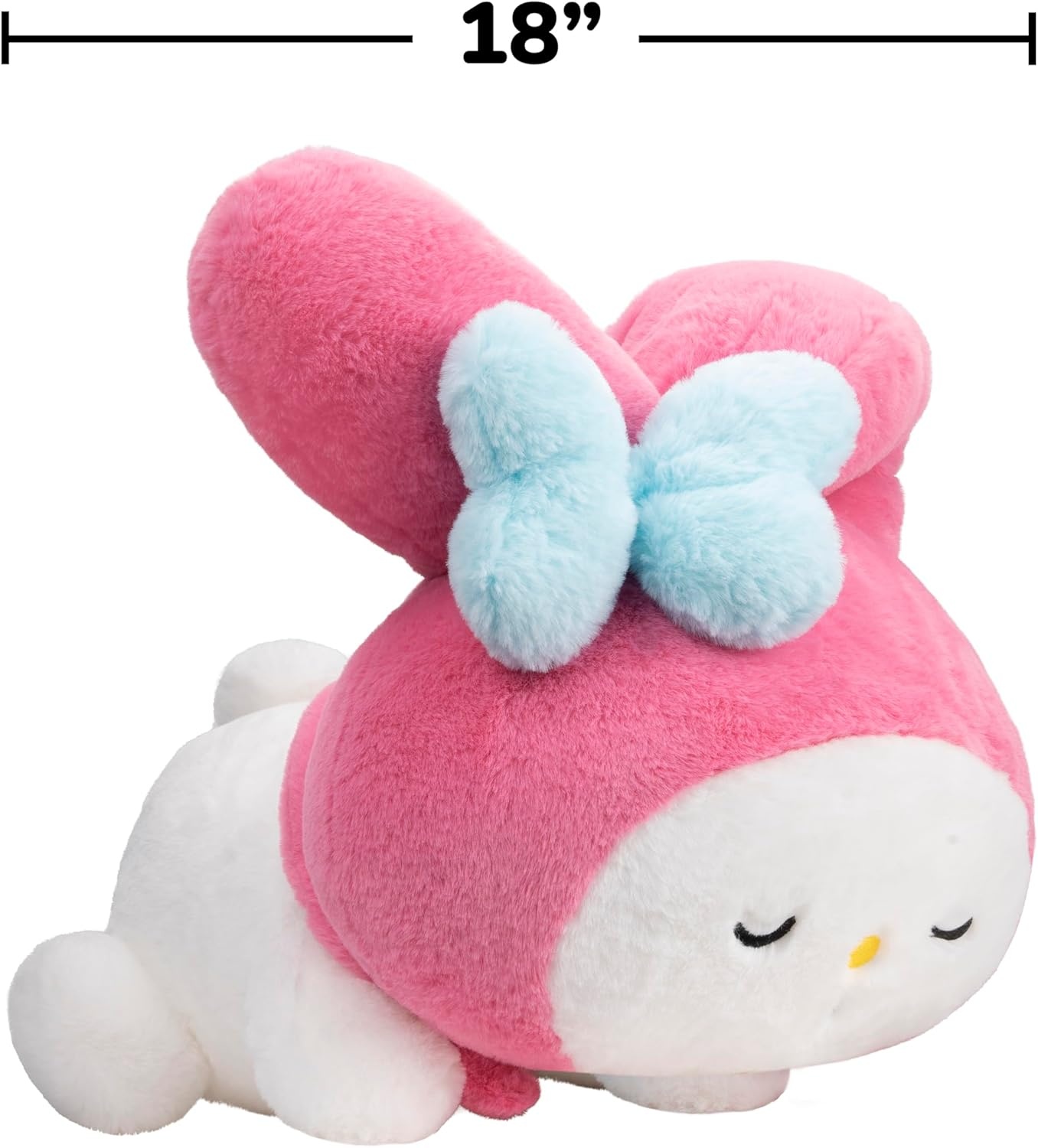 image:imageJazwares Hello Kitty and Friends Cinnamoroll 18inch Sleeping Plush with Bear Accessory Officially Licensed Sanrio Product from 6Classic My Melody