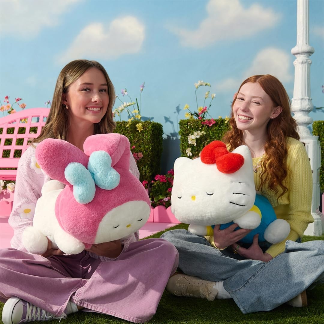 image:imageJazwares Hello Kitty and Friends Cinnamoroll 18inch Sleeping Plush with Bear Accessory Officially Licensed Sanrio Product from 6Classic My Melody