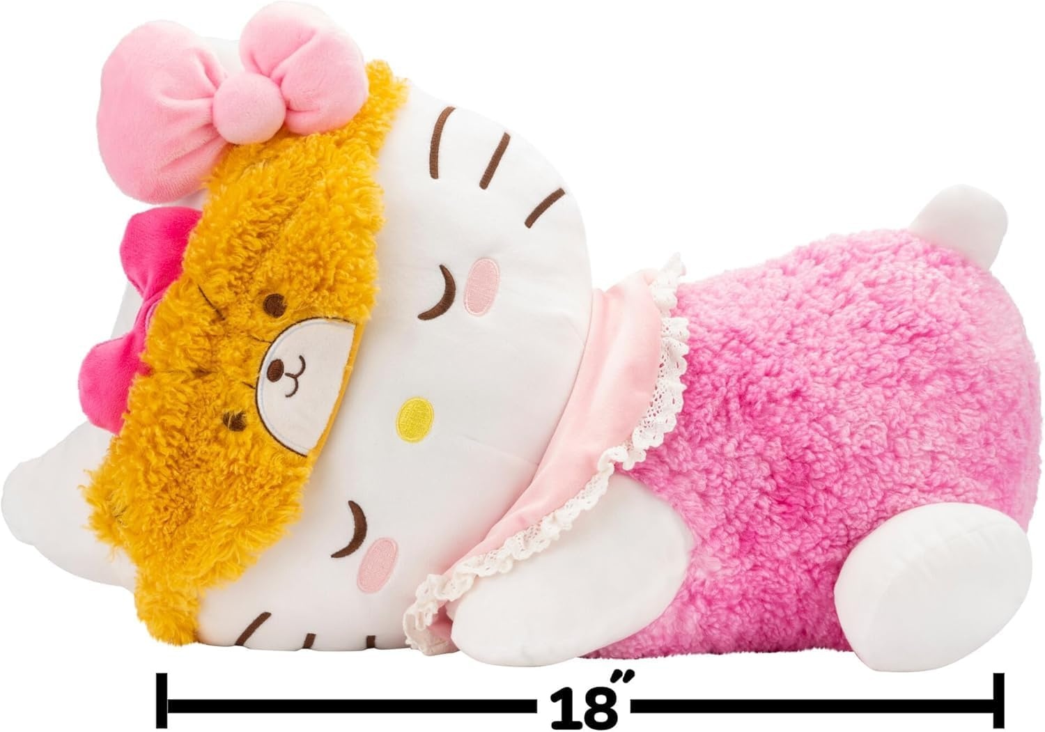 image:imageJazwares Hello Kitty and Friends Cinnamoroll 18inch Sleeping Plush with Bear Accessory Officially Licensed Sanrio Product from 6Hello Kitty
