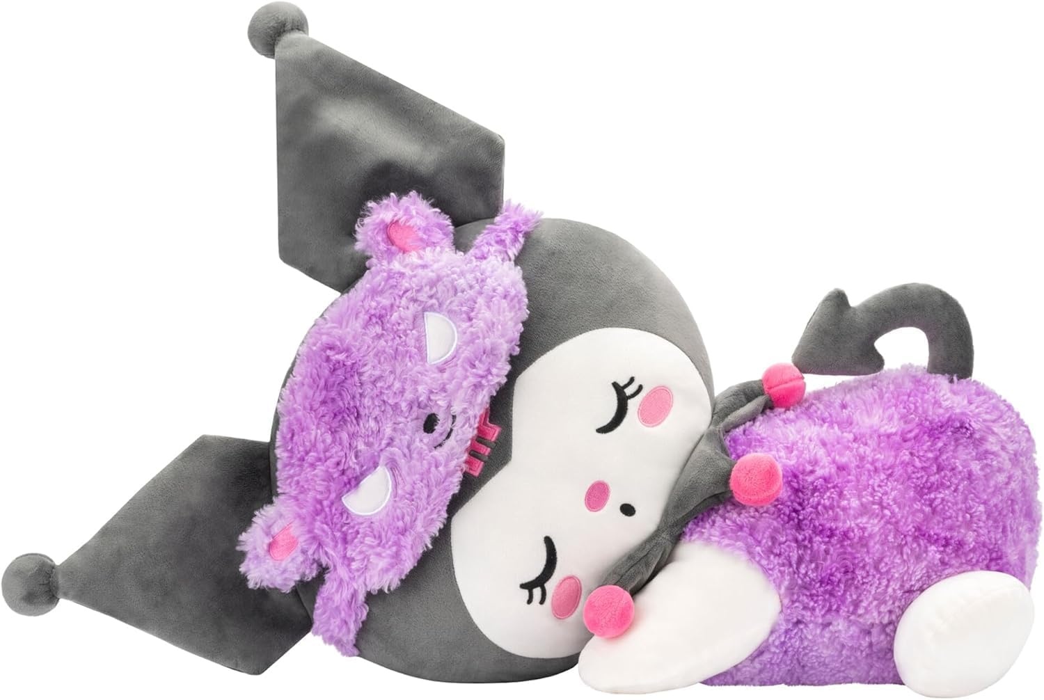 image:imageJazwares Hello Kitty and Friends Cinnamoroll 18inch Sleeping Plush with Bear Accessory Officially Licensed Sanrio Product from 6Kuromi