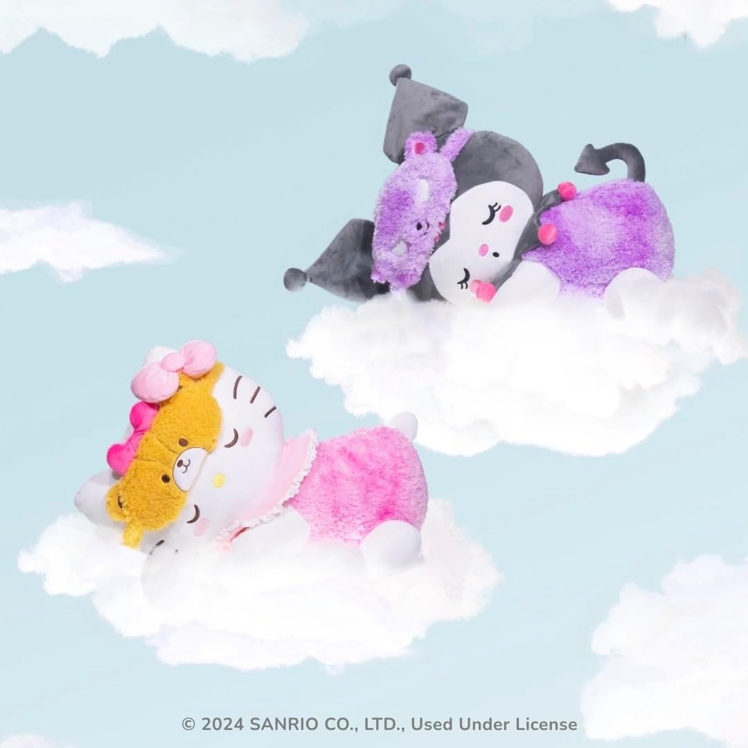 image:imageJazwares Hello Kitty and Friends Cinnamoroll 18inch Sleeping Plush with Bear Accessory Officially Licensed Sanrio Product from 6Kuromi