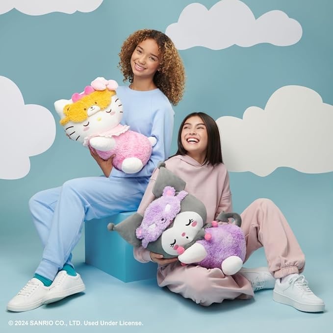 image:imageJazwares Hello Kitty and Friends Cinnamoroll 18inch Sleeping Plush with Bear Accessory Officially Licensed Sanrio Product from 6Kuromi