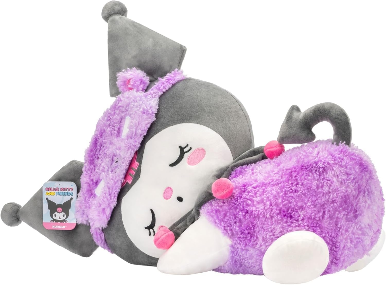 image:imageJazwares Hello Kitty and Friends Cinnamoroll 18inch Sleeping Plush with Bear Accessory Officially Licensed Sanrio Product from 6Kuromi
