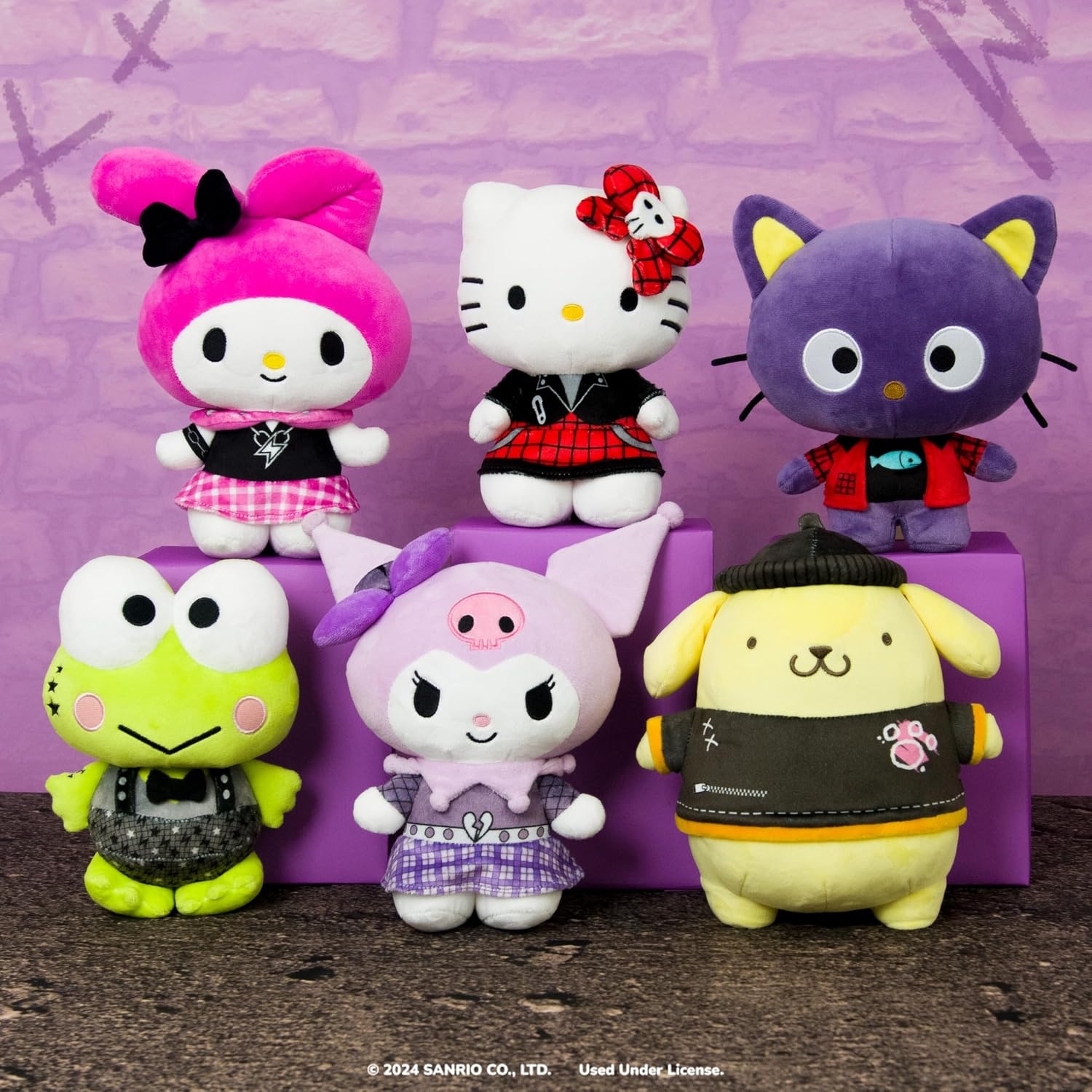 image:imageJazwares Hello Kitty and Friends Series 2 Chococat 8inch Punks Plush Officially Licensed Sanrio Product from Ages 6My Melody