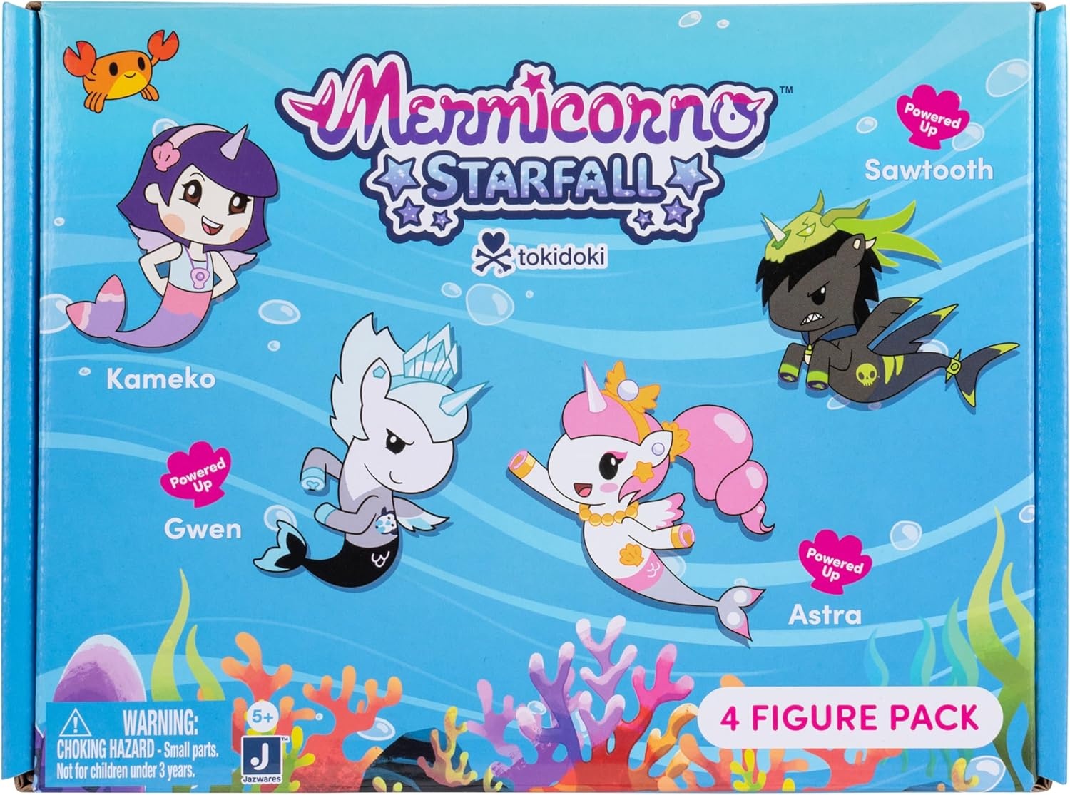 image:imageJazwares Mermicorno Starfall 2 4 Figure Pack Astra Gwen Sawtooth amp Kameko Ages 5 Officially Licensed Mermicorno Product