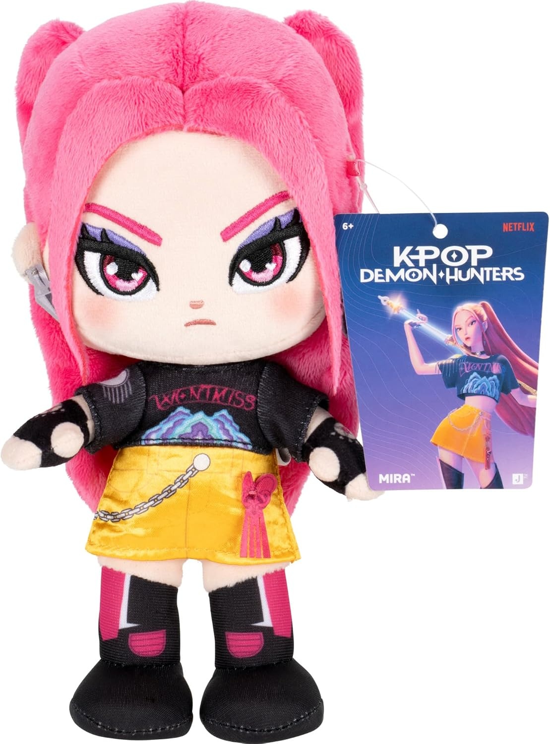 image:imageKpop Demon Hunters 8inch Demon Jinu Plush Collectible Saja Boys Character Plush Ages 6Mira