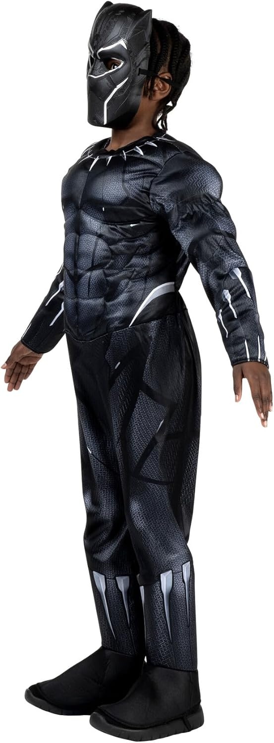 image:imageMARVEL Boys Deluxe Black Panther Costume Kids Superhero Halloween Costume Child Officially LicensedM 810