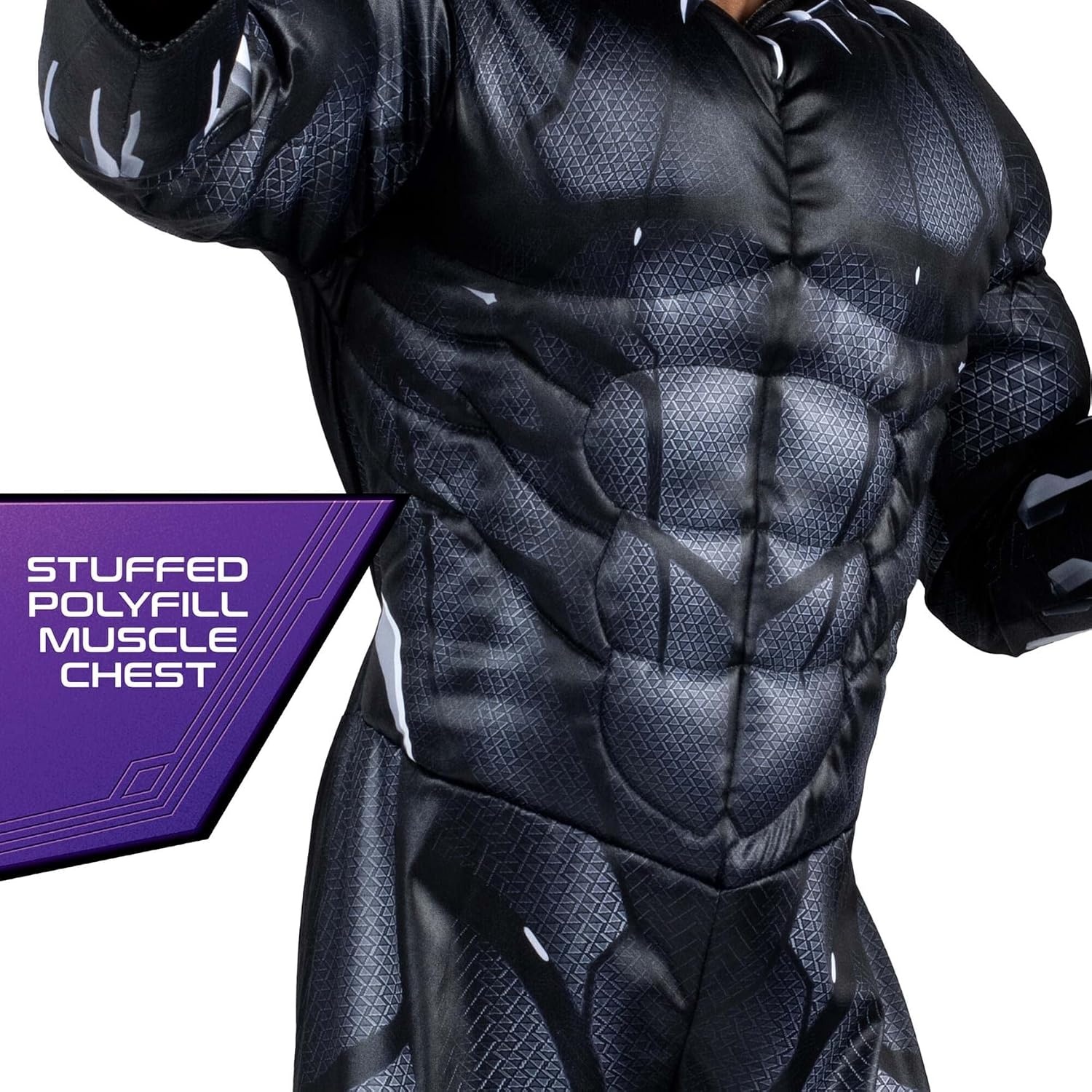 image:imageMARVEL Boys Deluxe Black Panther Costume Kids Superhero Halloween Costume Child Officially LicensedXlarge
