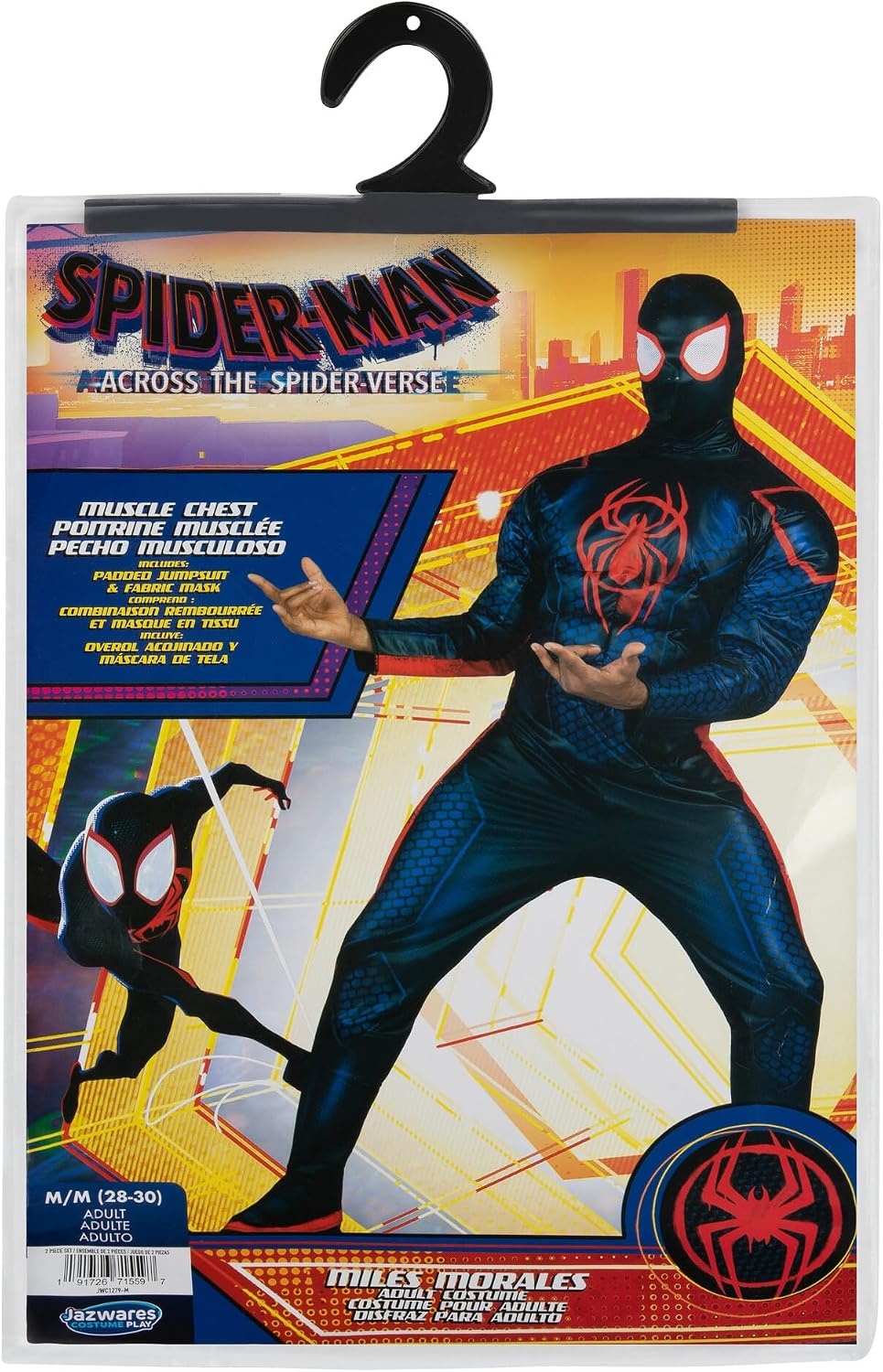 image:imageMARVEL Deluxe Adult Miles Morales Costume Mens Spiderman Halloween Costume Officially Licensed